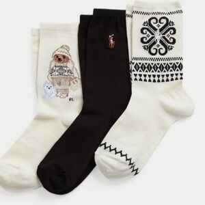 Polo Ralph Lauren Women’s Polo Bear Socks Box Set